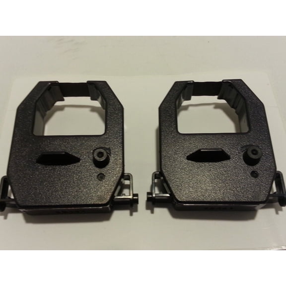 2 Black Amano Pix 55 All TCX 11 Series CE-315151 Time Clock Ribbons Free Ship!