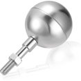 thumbnail image 1 of Flag Pole Ball Topper Ornament Outdoor Flagpole Topper Replacement Thread Flag Pole Topper, Aluminum Alloy Flagpole Ball Topper Fits Standard Usa Flag, 1 of 5