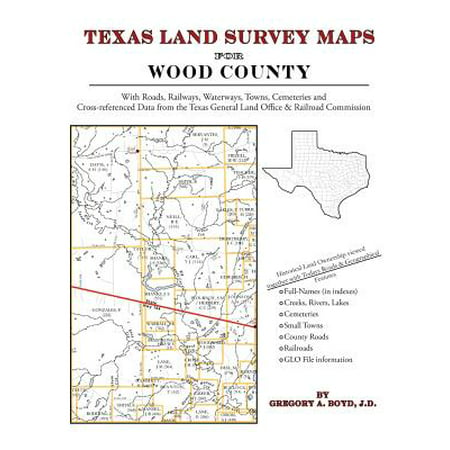Texas land survey maps for wood county:
