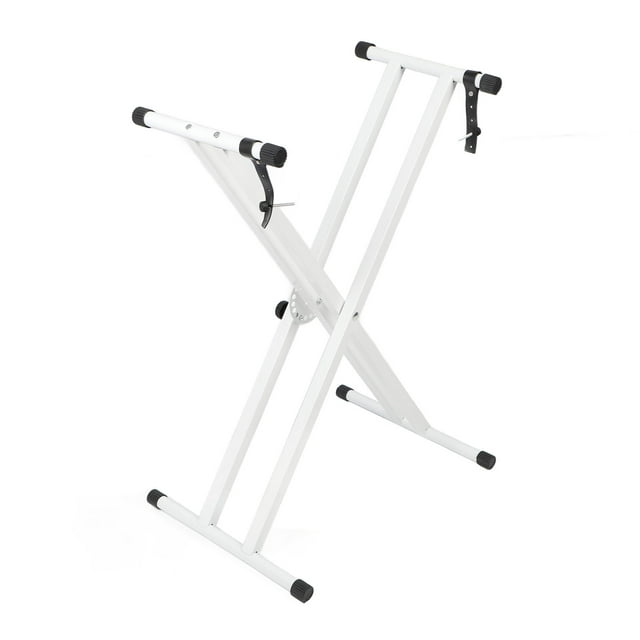 Keyboard Stand, Portable Easy To Use Electronic Piano Stand Double X Frame Stable Non Slip for 54 To 88 Keys for Performances