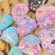 thumbnail image 4 of Monedero Sanrio Melody Kuromi Hello Kitty Cinnamoroll Pochacco con cierre de hierro y diseño de oso arcoíris de dibujos animados, monedero suelto, bolsas para guardar llaves, 4 of 5