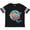 Football Black and White, variant on Key West, Florida Swimming Sea Turtle with Bubbles Boys or Girls Toddler T-Shirt