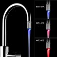 thumbnail image 3 of ZOUSSIQI Swivel Spout Spray Color Changing LED Light Faucet Kitchen Sink Basin Mixer Water Tap JU316-122605, 3 of 11