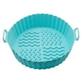 thumbnail image 1 of Baking Tray Wave Texture Binaural Handle Heat-resistant Oilproof Groove Design  Silicone Tray for Kitchen, 1 of 8