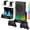 Black, variant on Arcticwind Wall Mount Holder for Xbox Series S,Wall Mount Kit Accessories with Adjustable Cooling Fan,USB Port, RGB LED Light Strip,White