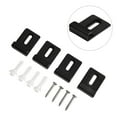 thumbnail image 1 of 4Pcs Mirror Holder Clips Kit Bathroom Mirror Glass Wall Hanging Fixing Kit Frameless Mirror Clips Mounting Clamp With Screws, 1 of 12