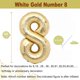 thumbnail image 2 of Globo Yeodong número 8 en oro blanco de 1 m para octavo cumpleaños, 2 of 6