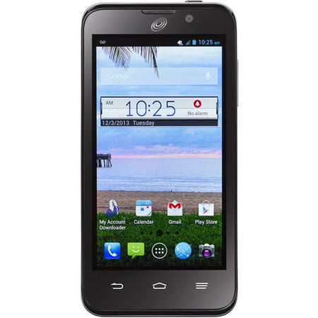 Straight Talk ZTE Unico Prepaid Smartphone, Black