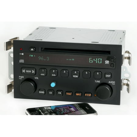 Buick LeSabre 2003-05 Radio AM FM CD Player Upgraded w Bluetooth Music 25734854 - Refurbished