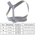 thumbnail image 2 of Seitruly Corrector de postura universal para hombres y mujeres, ajustable, para la parte de la espalda, soporte para el hombro y el cuello Suministros de ortodoncia Gris S Seitruly CE000169-01B, 2 of 6