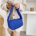 thumbnail image 3 of Bolso Para Axilas De Mujer De Otoño E Invierno, Bolsos De Un Solo Hombro De Color Sólido, Bolso A Cuadros Serendint AP007372-04, 3 of 6