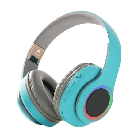 

Up to 60% off! YOHOME Wireless Bluetooth Headphones Over-Ear 15H Playing Time Foldable Lightweight 5.3 for Travel / office Blue