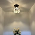 thumbnail image 2 of Enjoy Décor Lamps Tiffany 8-Inch Ceiling Light with Stained Glass Bowl, 2 of 5