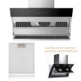 thumbnail image 3 of Miangastore Range Hood Vent Filter Net Rectangle Grease Filter Metal Mesh Accessory Rectangle Range Hood Filter Net Kitchen Range Hood Metal Part, 3 of 9