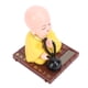 thumbnail image 1 of Pequeño Adorno De Monje, Estatuilla De Monje Pequeña Con Asentimiento Solar De Escritorio, Para Escritorios, Tableros De Instrumentos De Automóviles, Hogares, Restaurantes,, 1 of 7