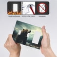 thumbnail image 4 of Bear Switch Cover Decorative Wall Plate 3-Gang 2-Toggle 1-Decor Standard Size, 4 of 5