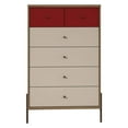 thumbnail image 3 of Joy 48.43" Tall Dresser with 6 Full Extension Drawers in Blue and Off White, 3 of 11