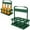 Green, variant on 1PC Portable Drink Carrier - 6 Bottles Beer Bottle Carrier with Handle, Foldable Wine Rack, Reusable Beer Collector, Beer Basket, Drinks Container for Picnic BBQ Catering
