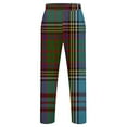 thumbnail image 6 of Stamzod Men's Cotton Pajama Pants Funny Plaid Colorblock Lounge Pants Soft Comfortable Sleepwear Elastic Waist Loose Fit Pj Pants for Men on Sale, 6 of 6