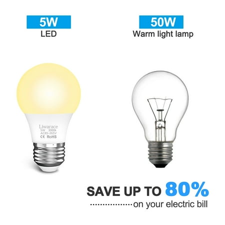 

Innens E27 LED Light Bulbs Equivalent 50W 90W 150W 180W 6500K Daylight/3000K Warm White