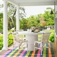 thumbnail image 4 of Dash & Albert Happy Plaid Handwoven Indoor/Outdoor Rug, 8' x 10', Multi, 4 of 5