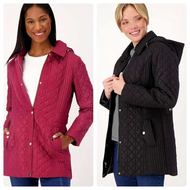 Isaac mizrahi shop quilted jacket