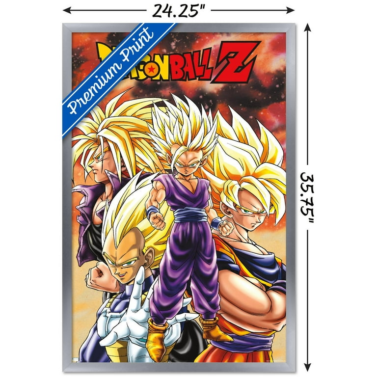 Dragon Ball Z - Saiyans Wall Poster, 22.375