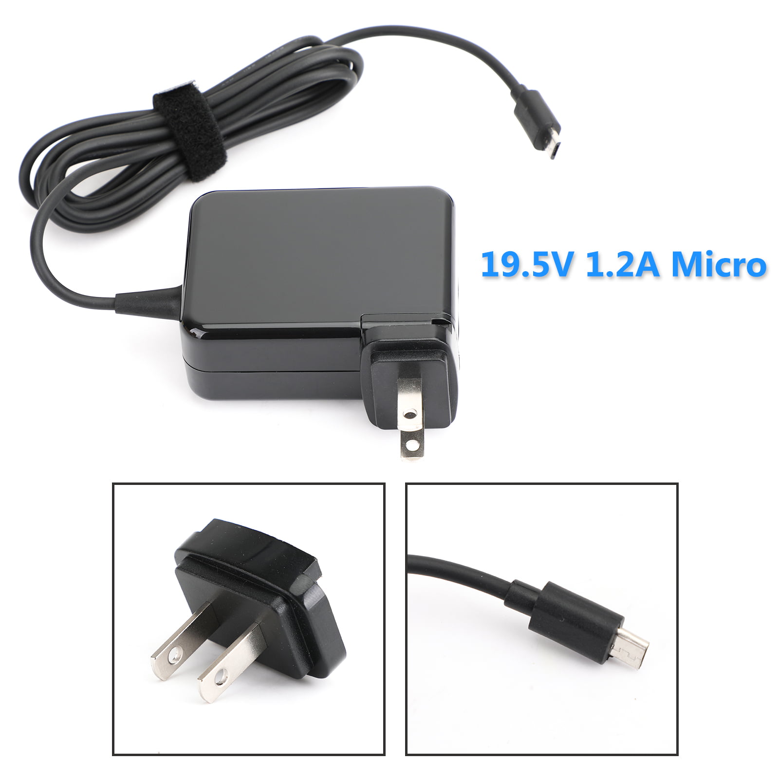 Ambitieus Vervorming steen Charger AC-Adapter 24W AC Power Supply 19.5V 1.2A for Dell Venue 11 Pro  Tablet US - Walmart.com