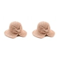 thumbnail image 1 of Sombrero de paja de verano Qarigey para mujer ala ancha plegable Caqui, 1 of 6