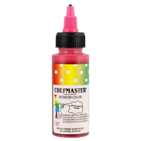 Chefmaster 2-Ounce Neon Brite Pink Airbrush Cake Decorating Food ... Chefmaster 2-Ounce Neon Brite Pink Airbrush Cake Decorating Food ...