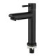 thumbnail image 1 of Bathroom Sink Faucet Cold Water Basin Faucet Matte Black Stainless Steel, 1 of 5