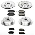 thumbnail image 3 of PowerStop Front and Rear Z23 Evolution Sport Carbon-Fiber Ceramic Brake Pad and Drilled & Slotted Rotor Kit Fits: LEXUS TOYOTA Select Models K4530, 3 of 10