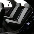 thumbnail image 3 of FH Group Flat Cloth Car Seat Cover, Universal Gray Rear Set Seat Covers with Air Freshener, 3 of 6