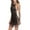 Black, variant on Lolmot Womens Tassel Sling Dresses Round-Neck Sequin Cocktail Party Latin Dress Sexy Backless Glitter Club Dress Fringed Party Ball Gown Dress