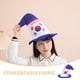 thumbnail image 4 of KAKOWELY Sombrero de fiesta con la bandera de Corea del Sur, gorro de felpa puntiagudo, gorro novedoso, gorro divertido para fiesta., 4 of 4