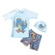 thumbnail image 1 of Odeerbi 1-8 Años Niños Traje de Baño de Entrenamiento Atlético de Tres Piezas Con Conjunto de Gorra de Baño Traje de Baño de Surf de Playa de Verano Ropa de Playa Linda de Dinosaurio, 1 of 3