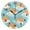Black, variant on Sun Pattern Wall Clock 10in Round Artistic Oil Painting Home Decor Desk Table Clock