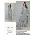 thumbnail image 5 of Gorgeous Girls Wear Pakistani Indian Designer Salwar Kameez Trouser Pant Dress ( Gray, XS - 36 ), 5 of 6