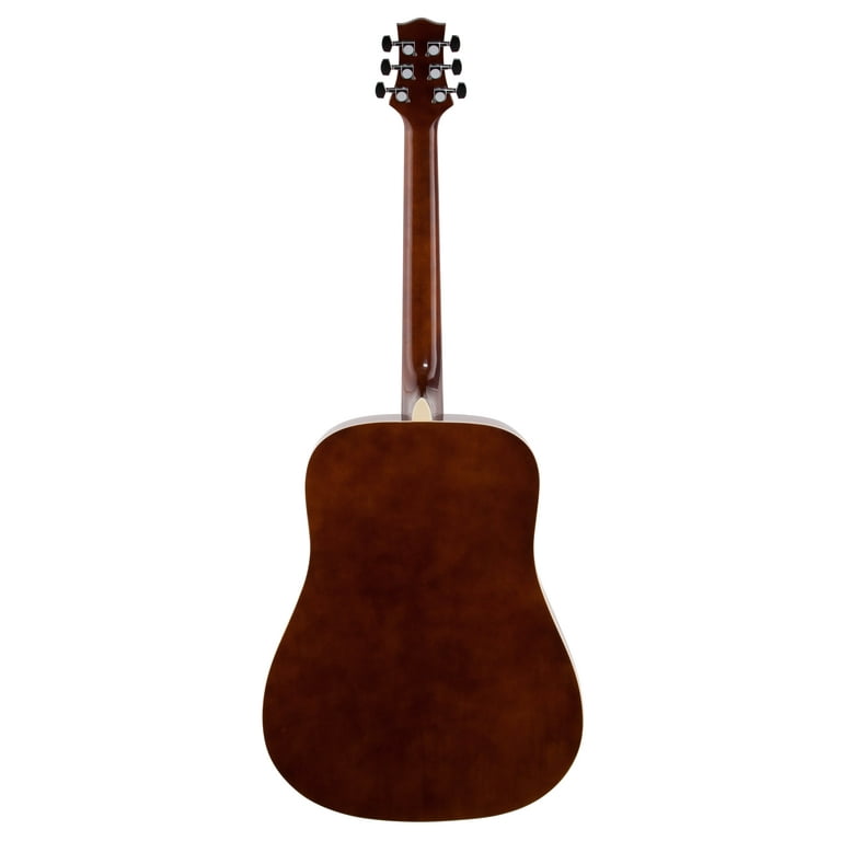 Silvertone SD3000 Natural Acoustic Guitar Package with Tuner Gig