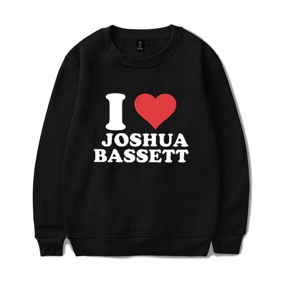 I Love Joshua Bassett Sweatshirt Unisex Long Sleeve Fashion Crewneck Streetwear Clothes