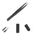 thumbnail image 3 of Unique Bargains 1 Pc Durable Eyebrow Tweezer for Bathroom Travel Hotel Black Stainless Steel, 3 of 4