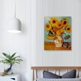 thumbnail image 3 of JEUXUS  Sunflower Vincent Van Gogh Paintings Reproduction Modern Floral Giclee Canvas Prints Artwork Flowers Pictures on Canvas Wall Art for Home and office Decorations, 3 of 4