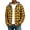 Yellow-#Y001, variant on Dweltoz Men's Plaid Flannel Hoodie Shirt Fashion Casual Long Sleeve Button Up Jacket with Pocket Fall to Winter,Red XL