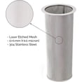 thumbnail image 3 of Cold Brew Coffee Filter for 1 Gallon Mason Jars, Made with Stainless Steel, Fine Mesh Filter for Large Batch Cold Brewing, 1 Gallon Mason Jar Filter Crafted to Make Iced Coffee & Tea and Sun, 3 of 4