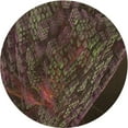 thumbnail image 1 of Ahgly Company Tapis d'Intérieur Lavables en Machine, Ronds Transitionnels de Nuit Rouges, Ronds de 7', 1 of 7