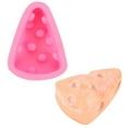 thumbnail image 4 of COSMOBETTY Silicone Pastry Mold Triangle Cheese Shape Mould 1Pcs Pink for Baking Dessert Making Hobbyists, 4 of 8