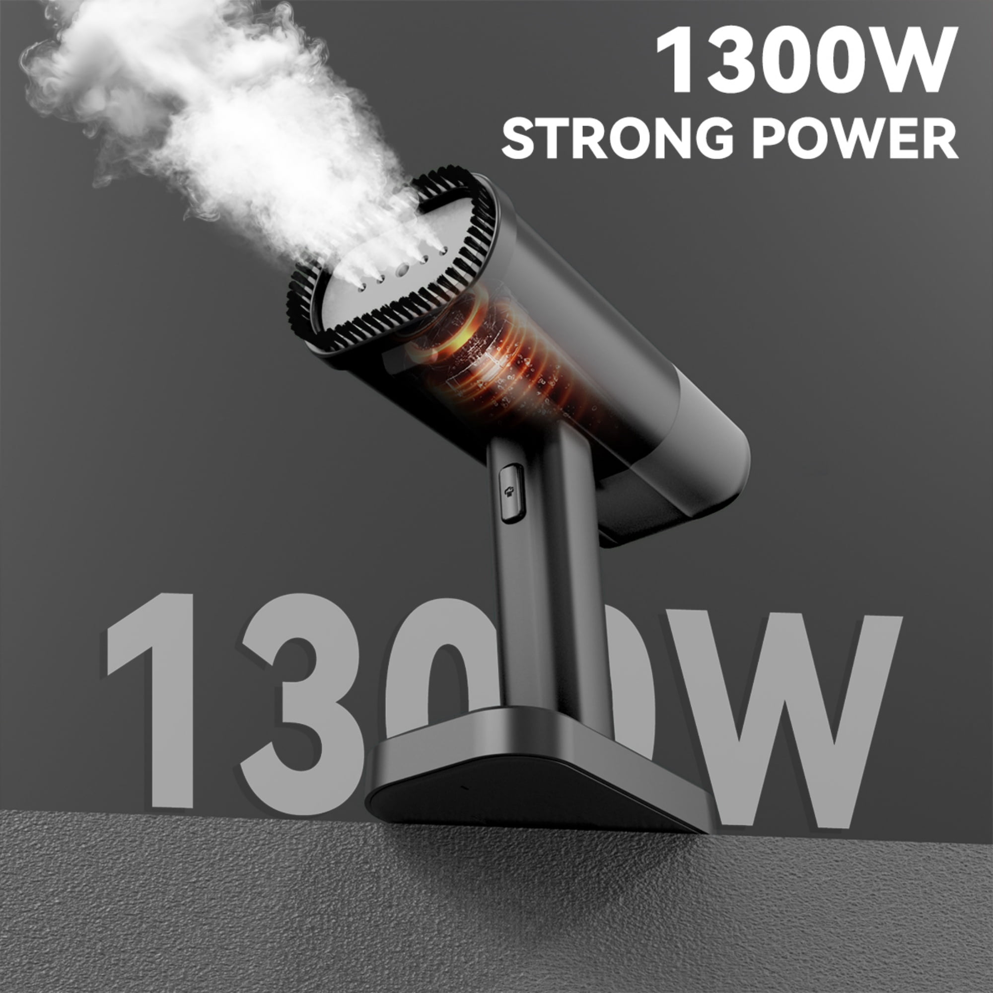 INSMART Travel Steamer for Clothes,1300W Travel Size Garment Steamer,Horizontal & Vertical Steaming with 170mL Water Tank, Steamer & Iron 2-in-1, 3 Steam Modes for Home, Office & Travel