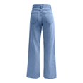 thumbnail image 6 of Wutalume High Waisted Jeans for Women Loose Straight Leg, Casual Trouser Style Denim Pants, Comfort Fit for Relaxed Everyday Wear,Sky Blue 2XL, 6 of 7