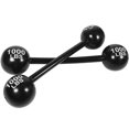 thumbnail image 2 of MasteelfCA 2PCS Inflatable Barbell Toy PVC Thickening Barbell Toy Simulated Inflatable Barbell Toy Party Atmosphere Props Funny Parent-child Sports Toy for Kids Adults Playing, 2 of 8
