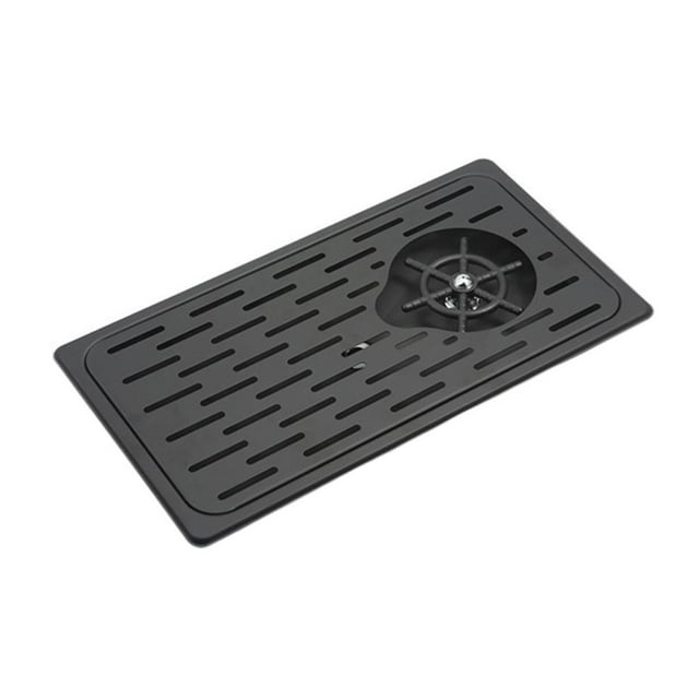 DOLITY Stainless Steel Glass Rinser Sink Accessories Bar Glass Rinser for Kitchen Hotel black
